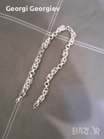 Продавам масивен сребърен ланец, снимка 11 - Колиета, медальони, синджири - 53459743