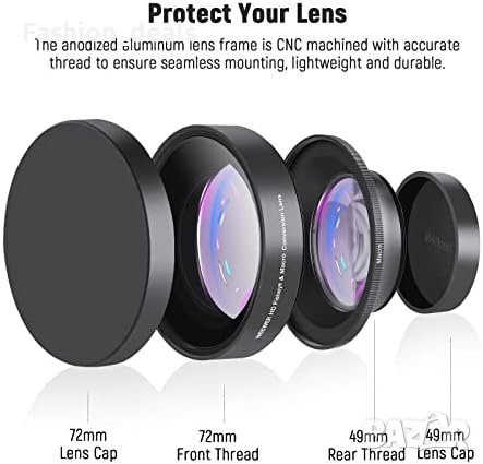 Нов 2 в 1 широкоъгълен и макро обектив 18 mm фокусно разстояние Canon, снимка 6 - Обективи и филтри - 41466854