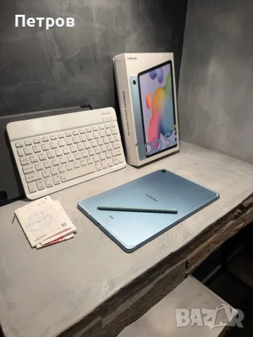 КАТО НОВ Samsung Galaxy Tab S6 Lite Cellular + Keyboard + S Pen + калъф, снимка 6 - Таблети - 56238385