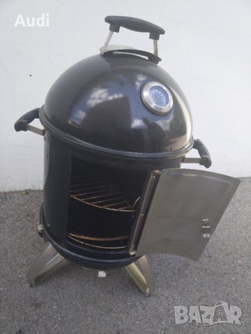 Градинско барбекю на дървени въглища за пикник, къмпинг, лов, градина, вила. Стилно и качествено бар, снимка 4 - Барбекюта - 41411971