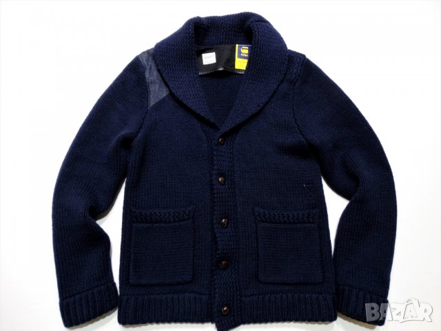 G-star Raw Essentials Limited Edition Re Worker Cardigans Knit 2 в 1 Мъжка Жилетка със Елек Размер L, снимка 5 - Якета - 39048040