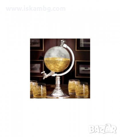 ДИСПЕНСЪР ЗА ВОДА И ВСЯКАКВИ НАПИТКИ ВЪВ ФОРМАТА НА ГЛОБУС ,1000 ML, ПРОЗРАЧЕН - код Globe, снимка 2 - Други - 34055888