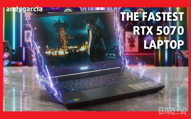 Intel Core i7 14650HX/Nvidia RTX 5070 8GB/15.6 2K 165Hz 100%DCI-P3/16GB RAM/512GB NVMe/MSI Katana 15