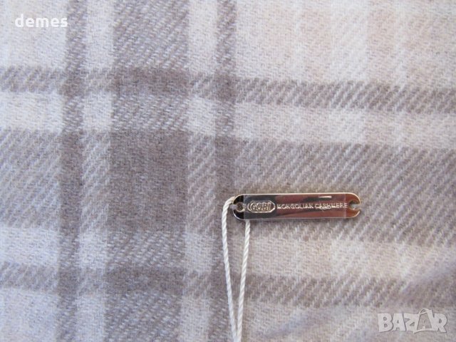 Фин шал 100% органичен кашмир, каре, Монголия, снимка 3 - Шалове - 35849725