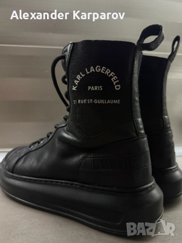 Karl Lagerfeld дамски боти – оригинални, много запазени, снимка 2 - Дамски боти - 53727839