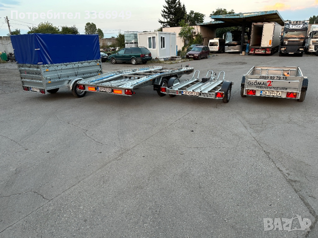 Двойна автоплатформа под наем / 8.50м Х 2.10м / 2720кг полезен товар, снимка 12 - Ремаркета - 44750282