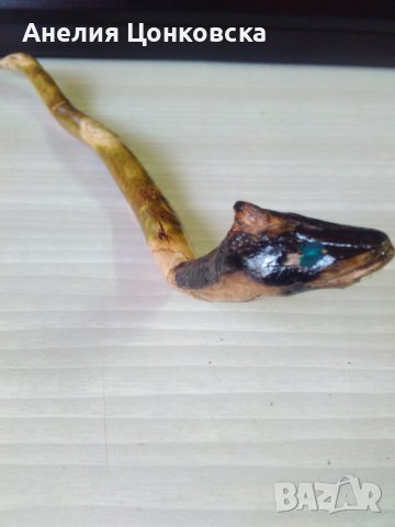 Змия от дърво,ръчно изработена, снимка 2 - Сувенири от дърво - 41935709