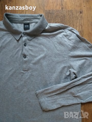 hugo boss mens polo long slieve - страхотна мъжка блуза , снимка 4 - Блузи - 35935707