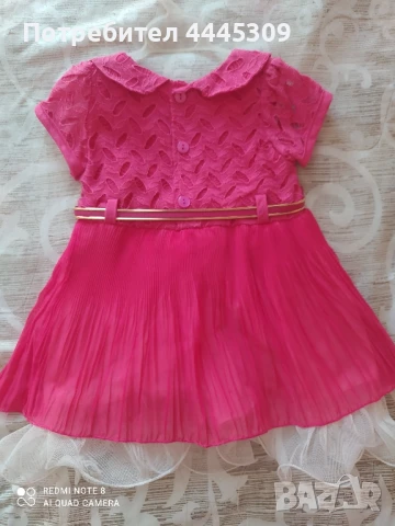 Две роклички р.80/86, снимка 3 - Бебешки рокли - 50506005