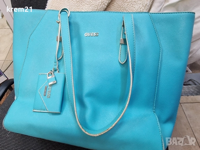 Guess дамска Уникална чанта , снимка 16 - Чанти - 52391745
