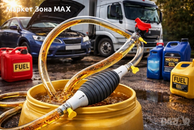 Универсална ръчна помпа за течности – 2,5 м, Диаметър 12мм, снимка 2 - Аксесоари и консумативи - 53052489