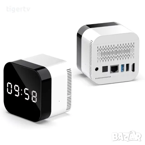 НОВ 8-Ядрен TV Box H96 MAX H728 | Wi-Fi 6 | Android TV 14 | Смарт ТВ, снимка 3 - Плейъри, домашно кино, прожектори - 27642230