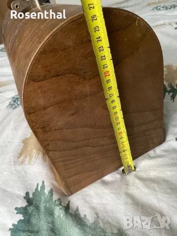 Дървен капак за ръчна шевна машина, снимка 11 - Антикварни и старинни предмети - 49173535