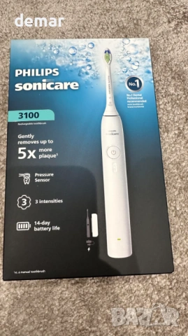 Електрическа четка за зъби Philips Sonicare серия 3000, бяла, HX4033/21, снимка 10 - Други - 53706661