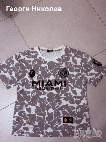 Bape inter Miami колаборация, снимка 2 - Тениски - 56261175