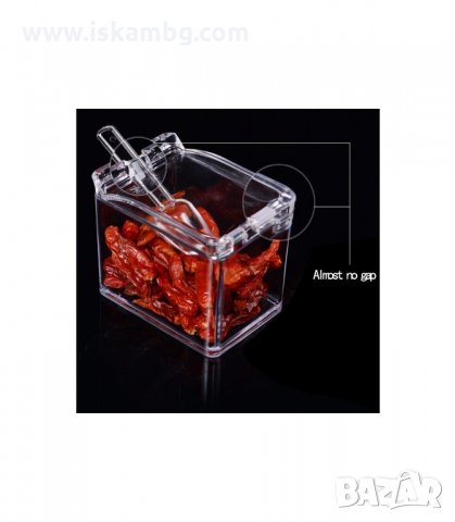 КОМПЛЕКТ 4 БР. ПРОЗРАЧНИ КУТИИ ЗА СЪХРАНЕНИЕ НА ПОДПРАВКИ - код 1723, снимка 3 - Кутии за съхранение - 33988263