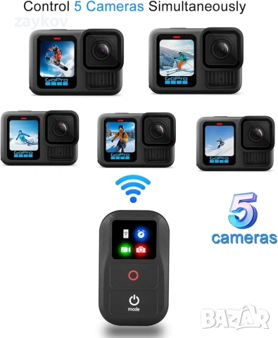 Безжично дистанционно управление Suptig за GoPro Hero 13/12/11/10/9/8, снимка 3 - Друга електроника - 53591643
