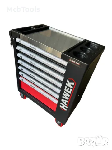 Професионален шкаф с инструменти HAWEK 261 части, снимка 3 - Други инструменти - 47567921
