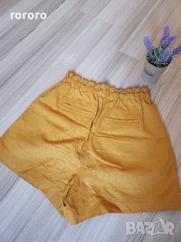 Панталони цвят горчица, снимка 2 - Къси панталони и бермуди - 41524580