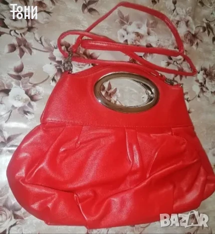 Нова Кожена Дамска Чанта , снимка 3 - Чанти - 50689652