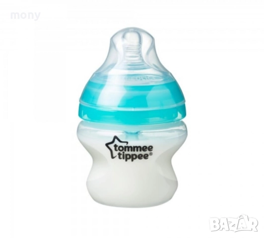 2 Шишета Advanced Anti-colic Tommee Tippee 150 мл + четка за почистване, снимка 2 - Прибори, съдове, шишета и биберони - 52406284