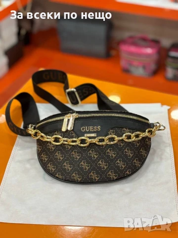 Guess Дамска Чанта Тип Банан Гес - Налични Различни Цветове  Код E488, снимка 16 - Чанти - 50596489