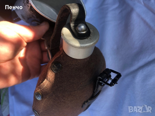 стара немска военна манерка - 1938/40г. - WEHRMACHT - WWII - ОРИГИНАЛ, снимка 14 - Антикварни и старинни предмети - 45240439