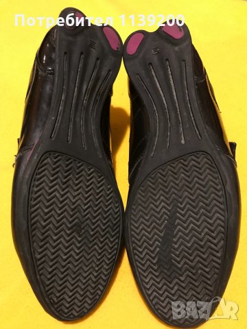 Кожени маратонки Nike черни лилаво 37,5 велкро, снимка 7 - Детски маратонки - 34854912