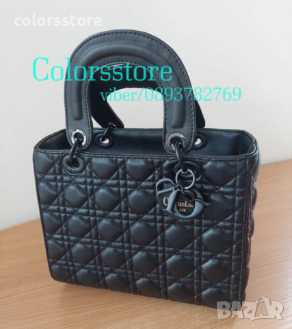 Черна чанта Cristian Dior кодSG-Z72, снимка 2 - Чанти - 44768220