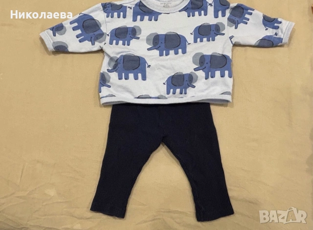 Много дрешки за момче 68-80, снимка 4 - Бебешки блузки - 53115249