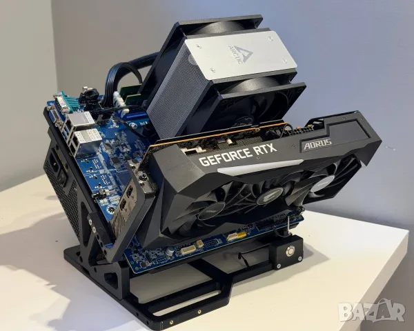 Open frame Micro ATX/Mini ITX кутия за компютър