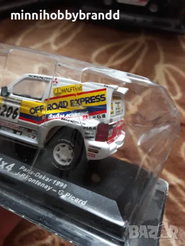 Mitsubishi Pajero  Renault Megane Citroen ZX  Rally Dakar 1996 1998 2000 1.43 Scale , снимка 15 - Колекции - 50324463