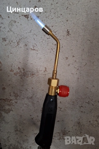 Горелка с бутилка пропан-бутан 1кг, човки/дюзи 3бр, маркуч , снимка 6 - Други машини и части - 53621084