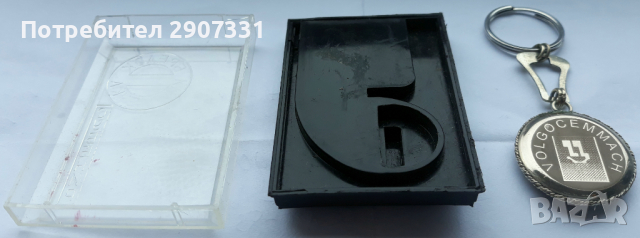 ключодържател от завода Волгоцеммаш,ссср. ръчно рисувани върху керамика, снимка 5 - Други ценни предмети - 44797910