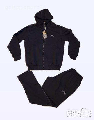 Памучен Черен Анцуг с Черно Долнище 2023г материя