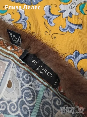 ETRO копринен шал, снимка 6 - Шалове - 49702920