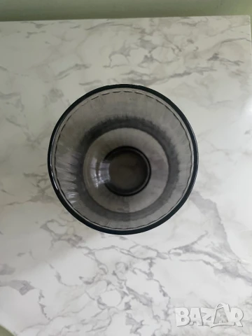 Стъклена ваза за цветя 19 см, снимка 3 - Вази - 50480599