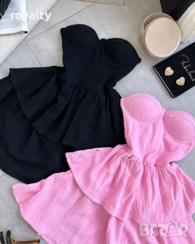 Дамска Рокля Два Цвята 