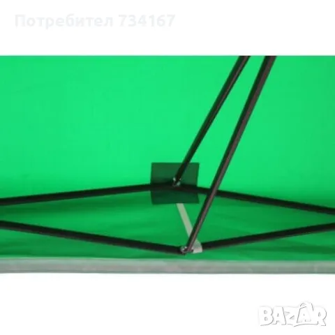 Сгъваема квадратна градинска шатра тип хармоника, снимка 4 - Градински мебели, декорация  - 49666951