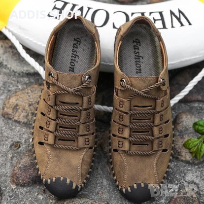 Мъжки обувки в британски стил от естествена (телешка) кожа, 3цвята - 023, снимка 4 - Мокасини - 39150392