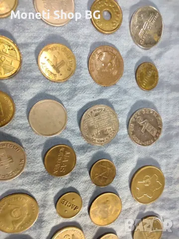 150бр. различни жетони - токени от цял свят, снимка 10 - Нумизматика и бонистика - 48788991