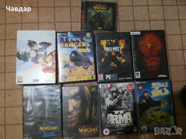Компютърни игри Warcraft, Call of duty и др