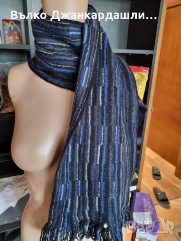 Вълнен шал райе, снимка 4 - Шалове - 53724161