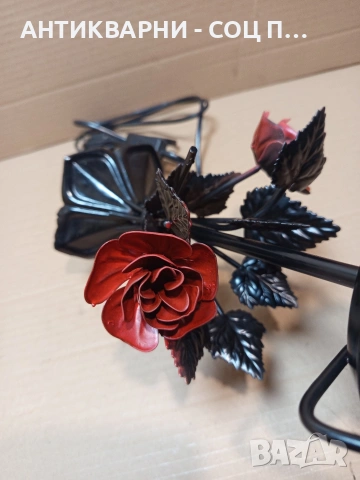 Стара Метална Декоративна Настолна Лампа. Номер 617., снимка 9 - Антикварни и старинни предмети - 53250219