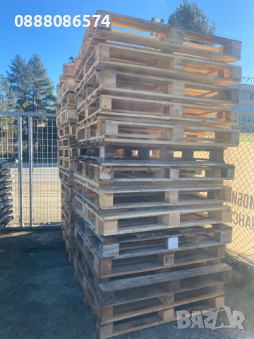 палети 100/120 см скари индустриални палети, снимка 2 - Друго търговско оборудване - 52734511