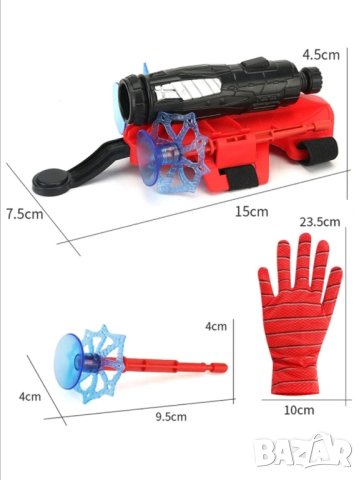 Ръкавица на Spider Man с изстрелване на паяжина, снимка 4 - Други - 41757521