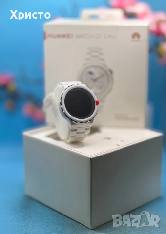 НОВ!!! Дамски смарт часовник Huawei Watch GT3 PRO, 43 mm, Ceramic Strap, White , снимка 4 - Смарт часовници - 53473015