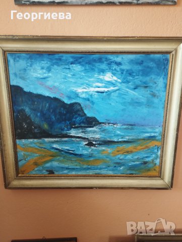 Картина Морски пейзаж , снимка 2 - Картини - 41911419