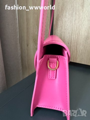 Розова чанта Jaquemus реплика, снимка 4 - Чанти - 41886931