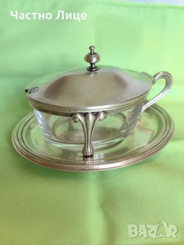 Изключително Красив Изящен Старинен Сребърен Италиански Аристократичен Съд , снимка 2 - Други ценни предмети - 40470711